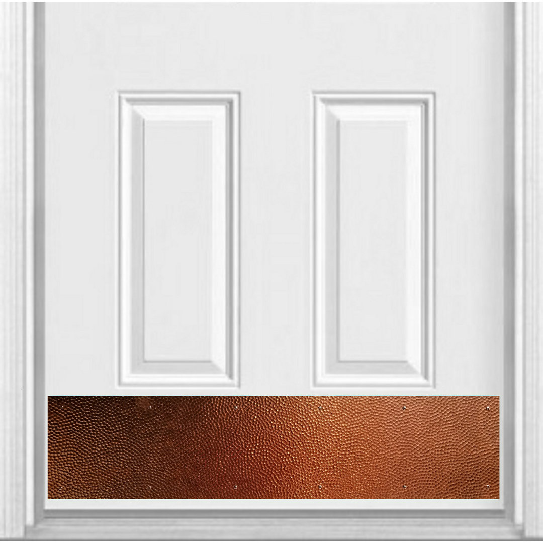 Hammered Door Kick Plate Deck the Door Decor 