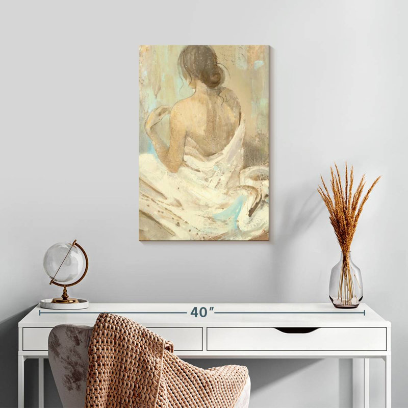 Leisha Abstract Figure Study II, 24" H x 16" W