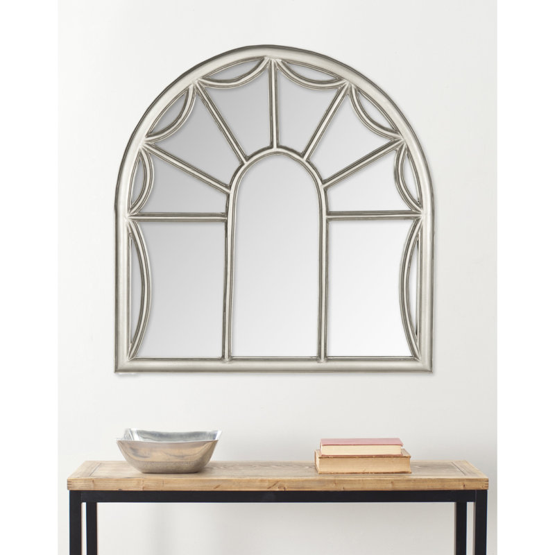 Whitford Flat Wall Mirror, Pewter