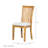 Misouk 17'' H Upholstered Acacia Side Chair