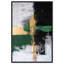 Toile dorée verte ombrée, art abstrait par Art Remedy-107457327-107457335