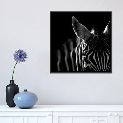 « zèbre iv », reproduction de photo sur toile