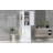 Freestanding MDF Board Tall Bathroom Storage Cabinet With Hook And Adjustable Shelf-211353425