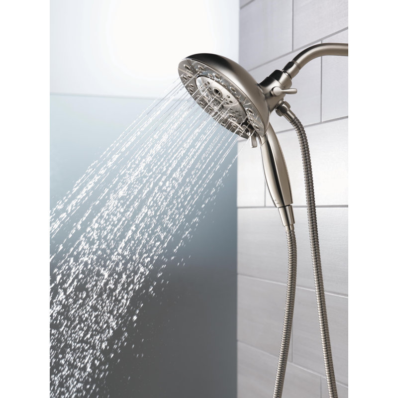 Douche H2Okinetic In2ition 2-en-un à 5 réglages, Inoxydable