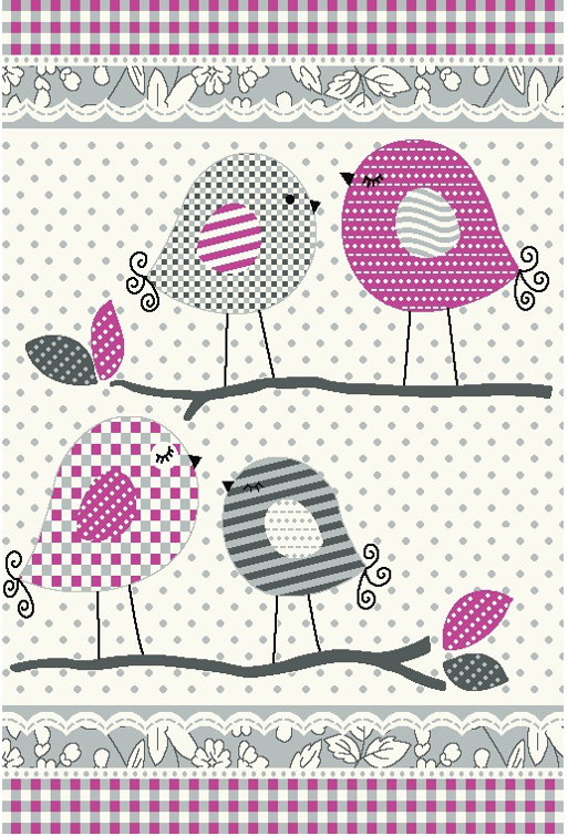 Orville Pink/Grey Rug