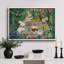 «Woodland Rabbit Tea Party», image de chambre de bébé, impression sur toile encadrée, impression numérique-133595066-133595068
