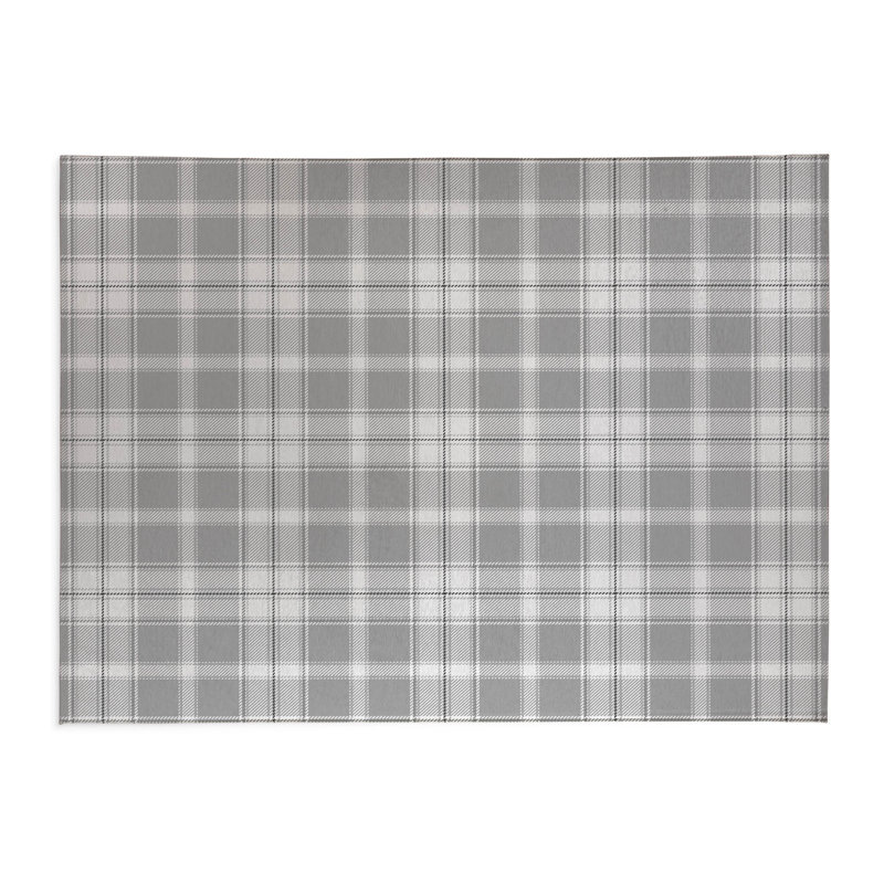 Tapis d'extérieur antidérapant Billy Tartan, Rectangulaire 2 pi x 3 pi