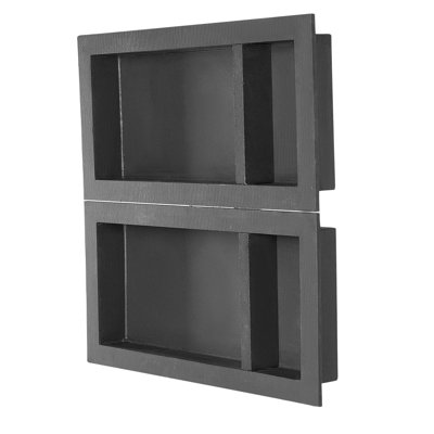 Niche de douche 16 po x 32 po + tablette murale encastrée 16 po x 32 po pour la salle de bain