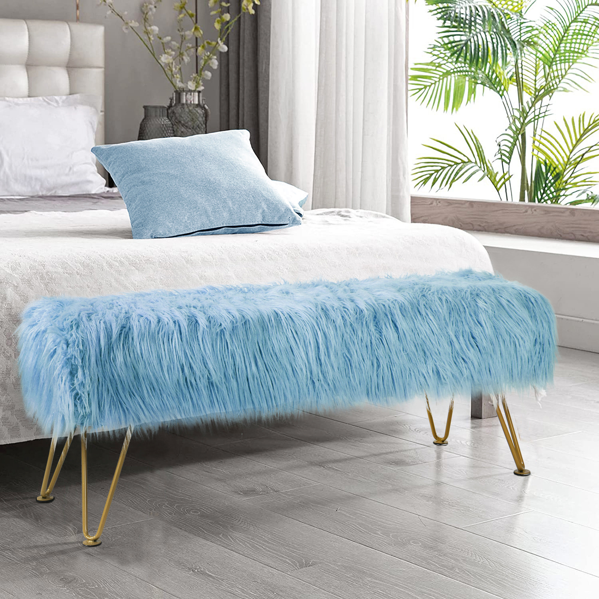 Mercer41 Gwyneira Upholstered Ottoman - Wayfair Canada