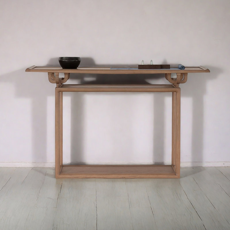 Console en bois multifonctionnelle, Brun