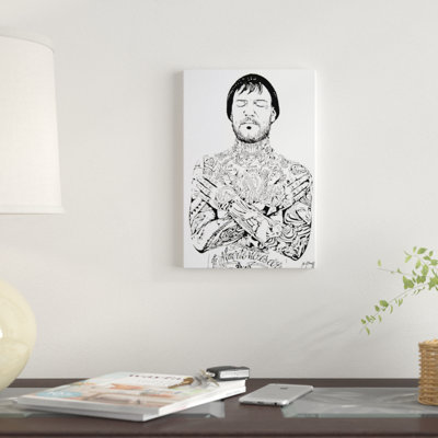 «Tiger Man» par Ahmad Shariff - Impression sur toile tendue sur châssis