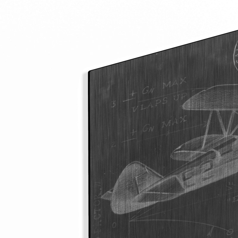 " Flight Schematic I " by Ethan Harper, 16" H x 24" W