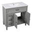 Meuble-lavabo de salle de bain avec lavabo-73189305