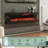 3-Sided Wall Mounted Led Electric Fireplace With Floating Mantel,Remote Control Adjustable Heat-1963588503-1963588501