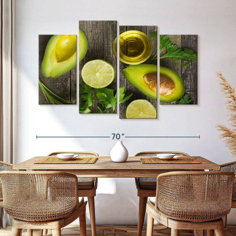 Yarlin Organic Avocados, 42'' H x 68'' W