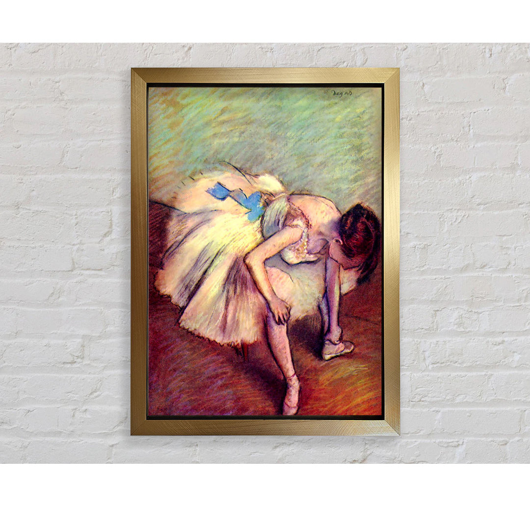 Degas Tänzerin 2 von Edgar Degas von Edgar Degas - Einzelne Bilderrahmen Kunstdrucke