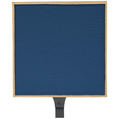 Plaque de plaque d'adresse carrée classique avec piquet de pelouse