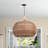 Faringdon 1 - Light Natural Dome Pendant-1810661468