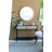 Rattan 2-Drawer Console Desk