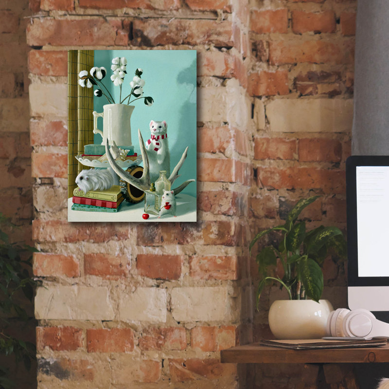  «Winter Night» par Heather Gauthier, art mural sur toile, 12 po x 16 po