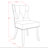 7 Piece Dining Table Set Consist of a Rectangle Dining Room Table and 6 Doeskin Linen Fabric Parsons Chairs, Mahogany-20333932-20333934-20333933