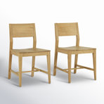 Beechgrove 18.5'' H Oak Solid Wood Side Chair
