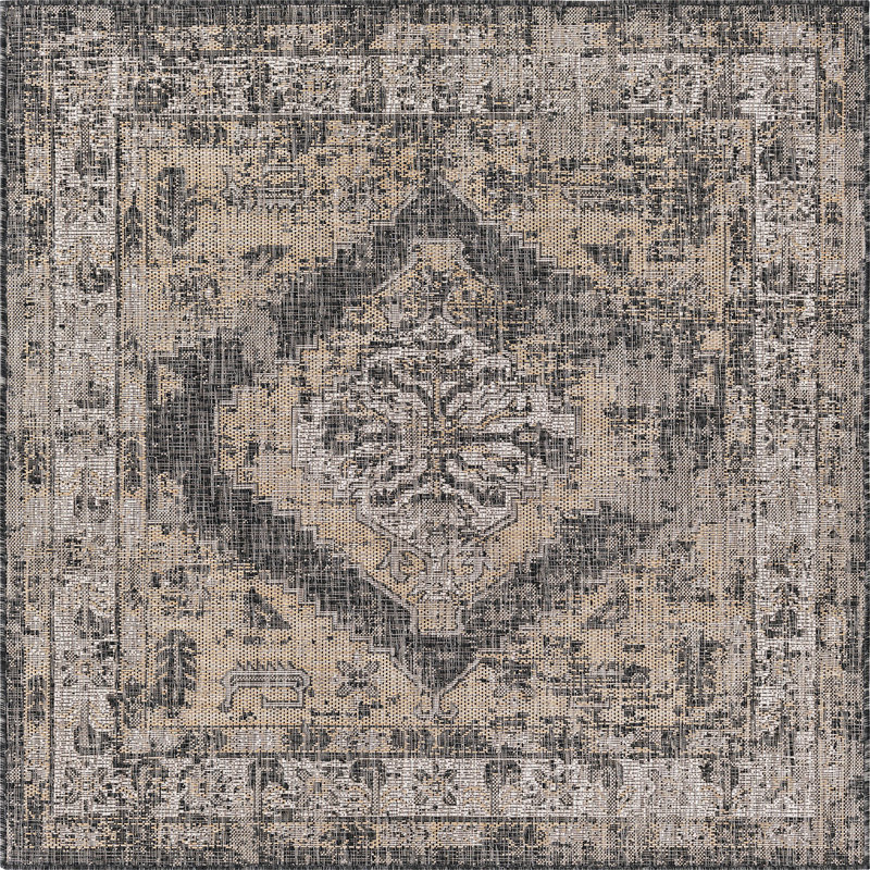 Tapis d'extérieur Nil, Carré 5 pi 3 po