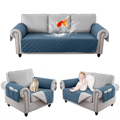 Box Cushion Slipcover(3-piece)