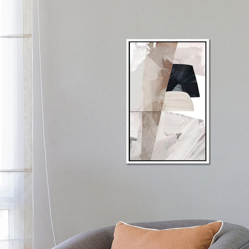 Smooth by Dan Hobday - Print on Canvas, White Framed, 66.04cm H x 45.72cm W x 3.81cm D