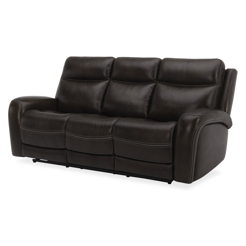 Britaney 88'' Leather Match Power Reclining Sofa