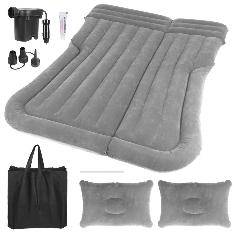 Matelas gonflable Emeliana 4,92 po, Gris