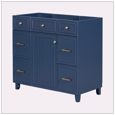 35.40'' Single Bathroom Vanity Base Only