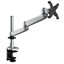 Mount-It! Full Motion Single Monitor Desk Mount for monitors up to 34", Silver