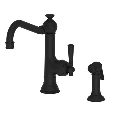 Jacobean Single Handle Kitchen Faucet with Side Spray