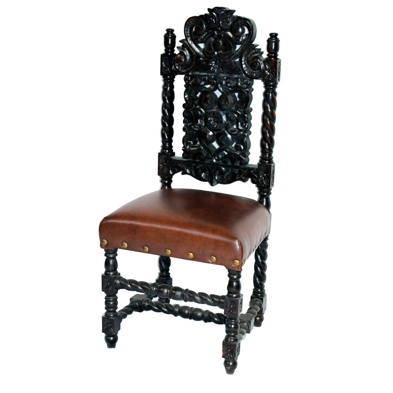 Chaise en bois massif King Arthur