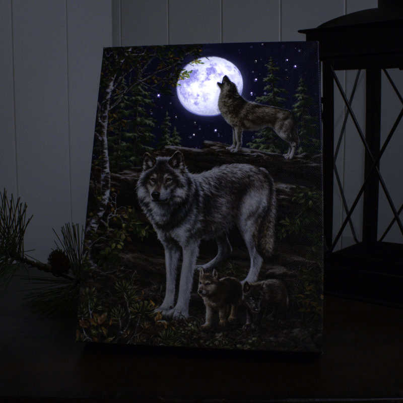 Toile de table lumineuse The Wolf Pack 8 x 6