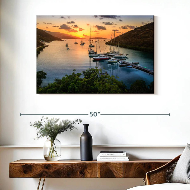 Coucher de soleil Gillard, H 26 po x l 39 po