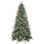 Arbre de Noël à charnières en polyuréthane et en PVC avec baies rouges et pommes de pin