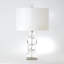 Lampe courte empilée en pierres précieuses
