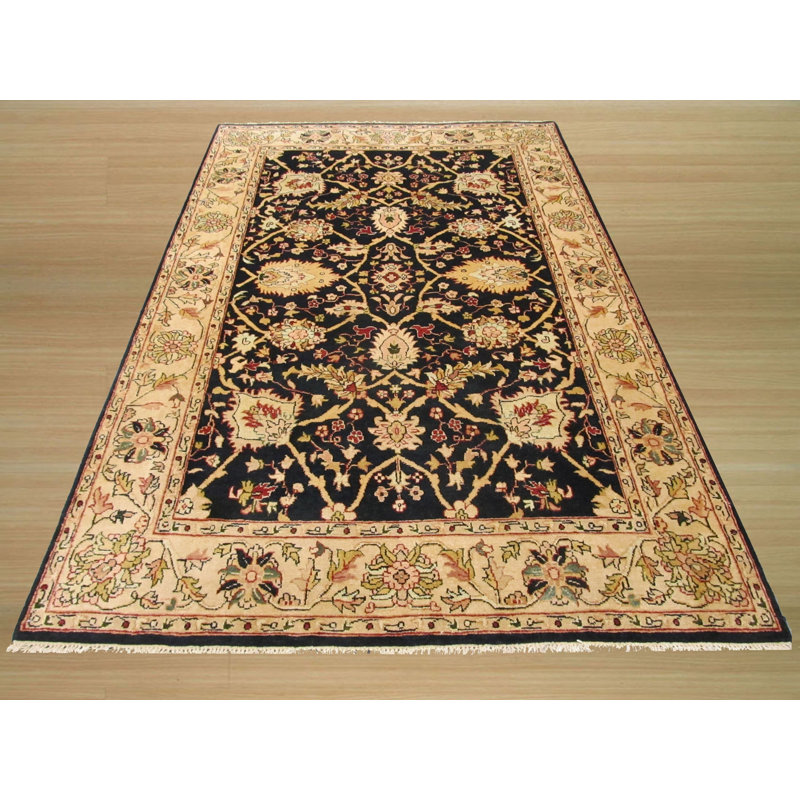 Handmade Wool Floral Area Rug