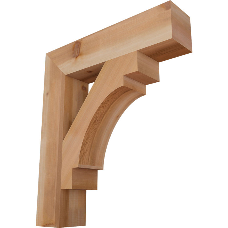 Support Merced Block, Cèdre rouge de l'Ouest (lisse), H 32 po x l 6 po x P 28 po