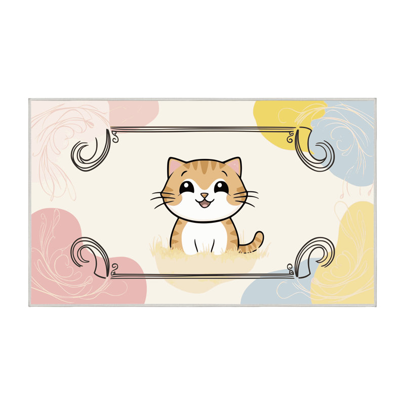 Tapis pour enfants East Urban Home, Rectangulaire 8 pi x 10 pi