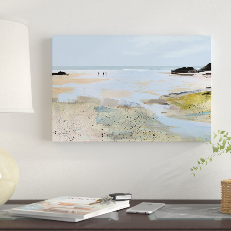 " Sea View " by Dan Hobday, 12" H x 18" W x 1.5" D, Wrapped Canvas