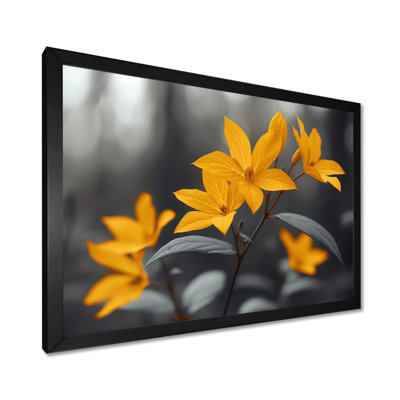 Fleur de cerisier jaune et jaune III