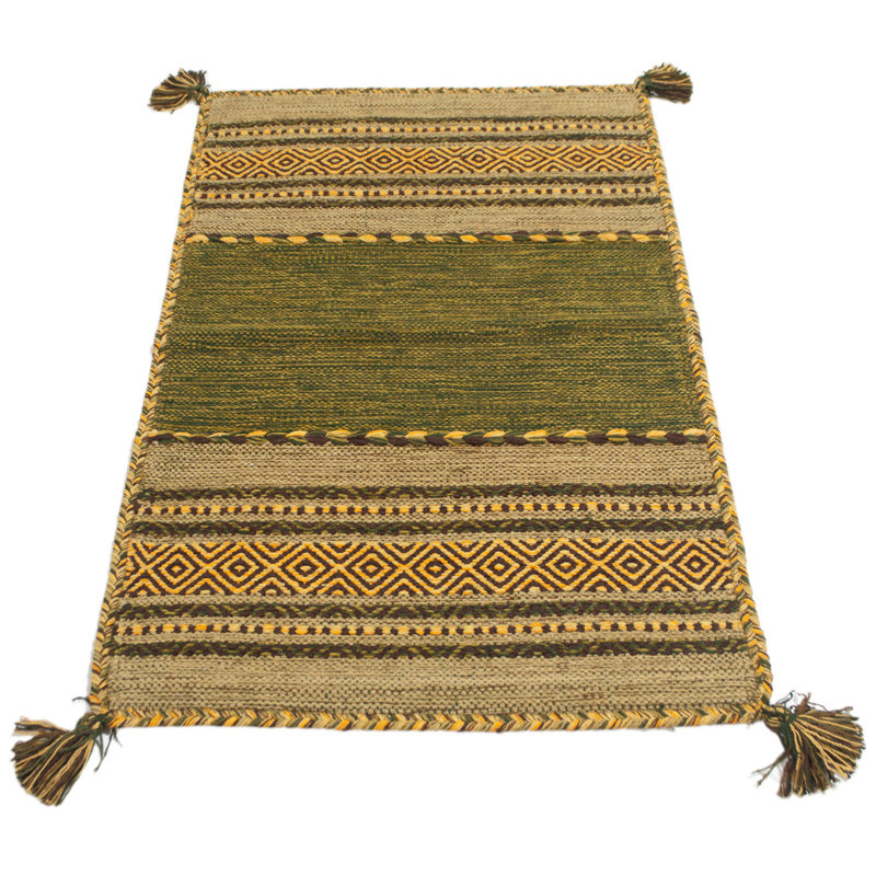 Zachery Flatweave Area Rug, Rectangle 60 x 90cm