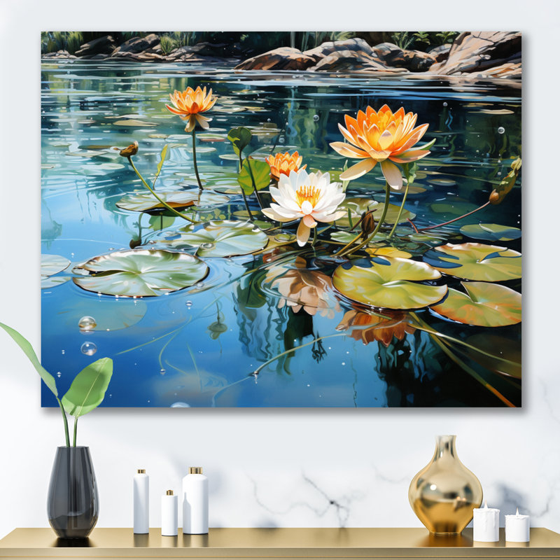 Canada Lakeside Tranquility III - impression, Toile tendue, H 34 po x l 44 po x P 1,5 po