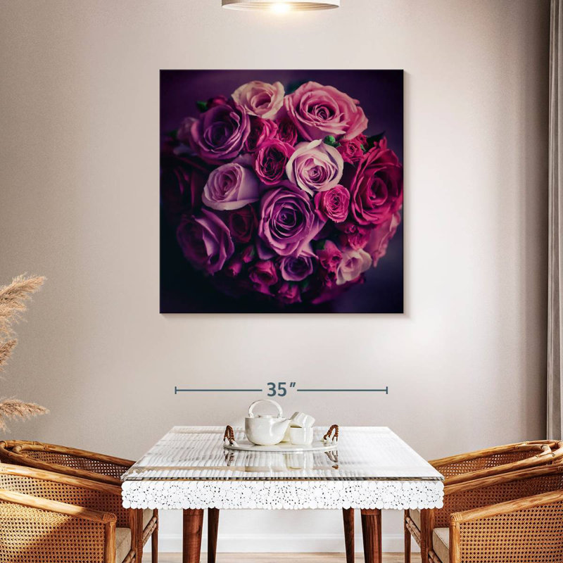 Bouquet de mariage Hardie roses roses, H 39 po x l 39 po