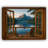 Fireside Serenity - Mountain Lake View Through Cabin Window