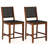 Rhalem Counter Stool with Solid Wood Frame