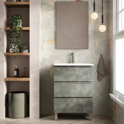 Berdahl Bathroom Vanity with Basin